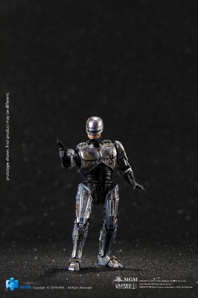 [สั่งจอง]Hiya Toys LR0076 ROBOCOP: Battle Damage ROBOCOP 1:18 Scale 4 Inch Acton Figure