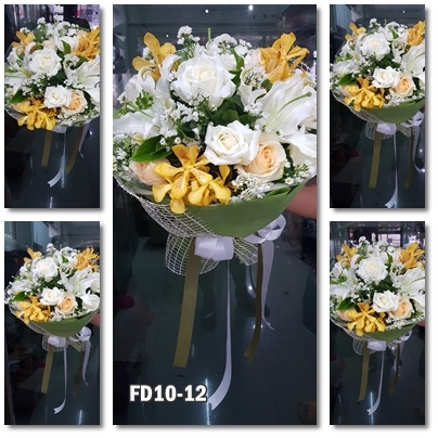 FD10-12 : ช่อกุหลาบ,ลิลลี่,กล้วยไม้