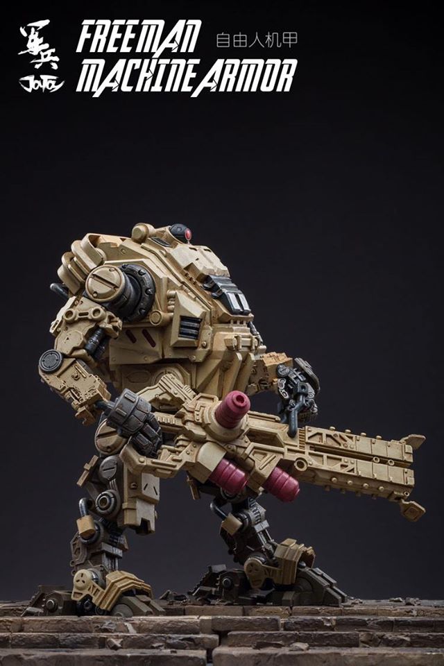 [สั่งจอง]จักรกลกระดูกเหล็ก ทะเลทรายและสายลม JOYTOY 1/18 81921011/2 Free man tactical mecha [Blue Ver./Sandy Ver.]