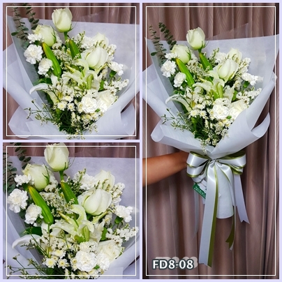 FD8-08 : ช่อกุหลาบ,ลิลลี่