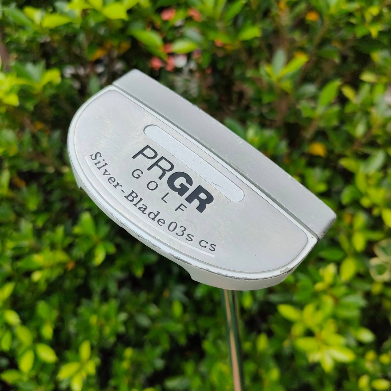 PUTTER PRGR SILVER-BLADE 03S CS ความยาว 33 นิ้ว CENTER SHAFT หน้า MILLED เกาะไลน์มากๆครับ
