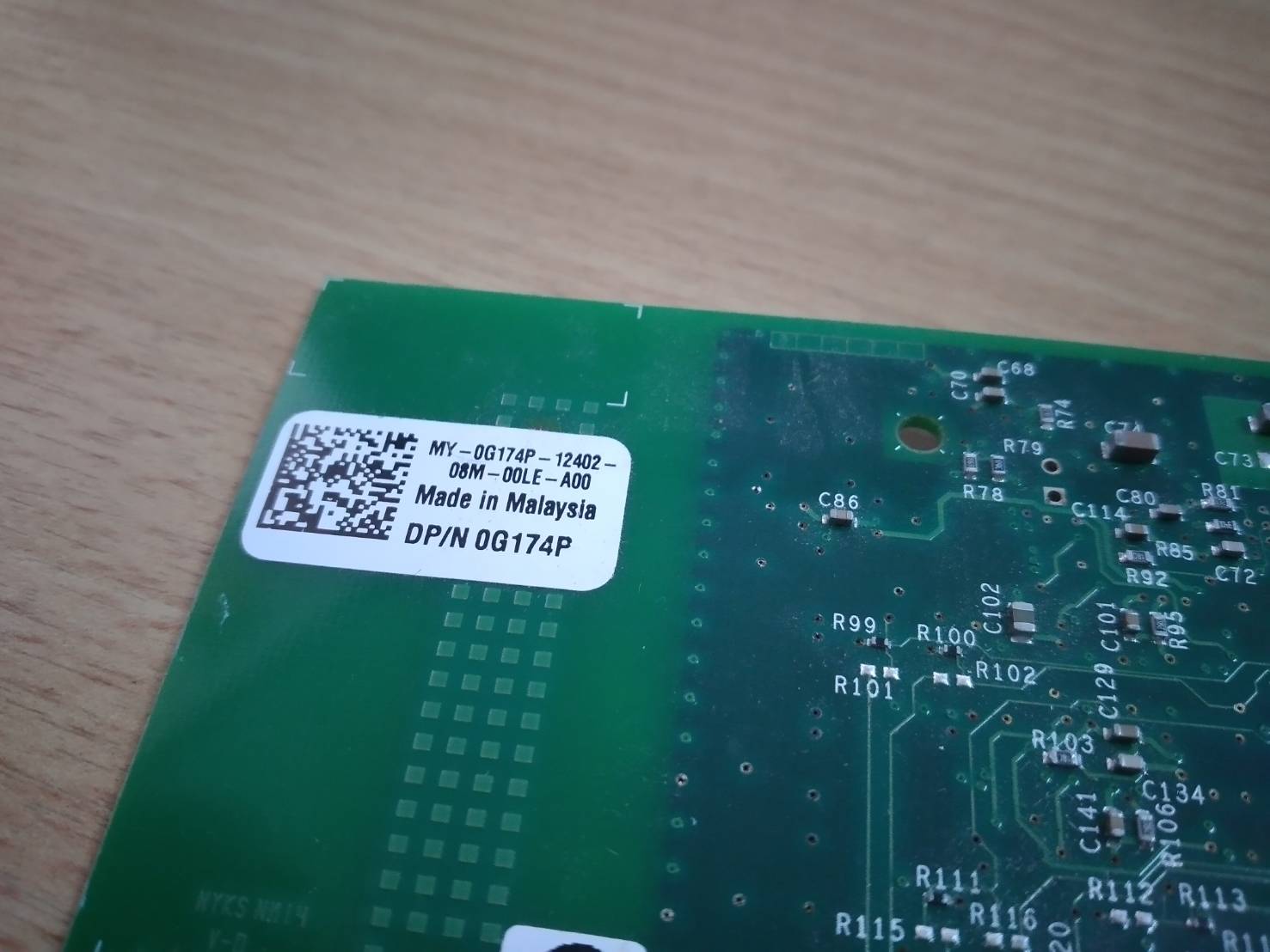 Dell 0G174P Intel PCI-E Dual Port 1000PT NIC Ethernet Adapter Card