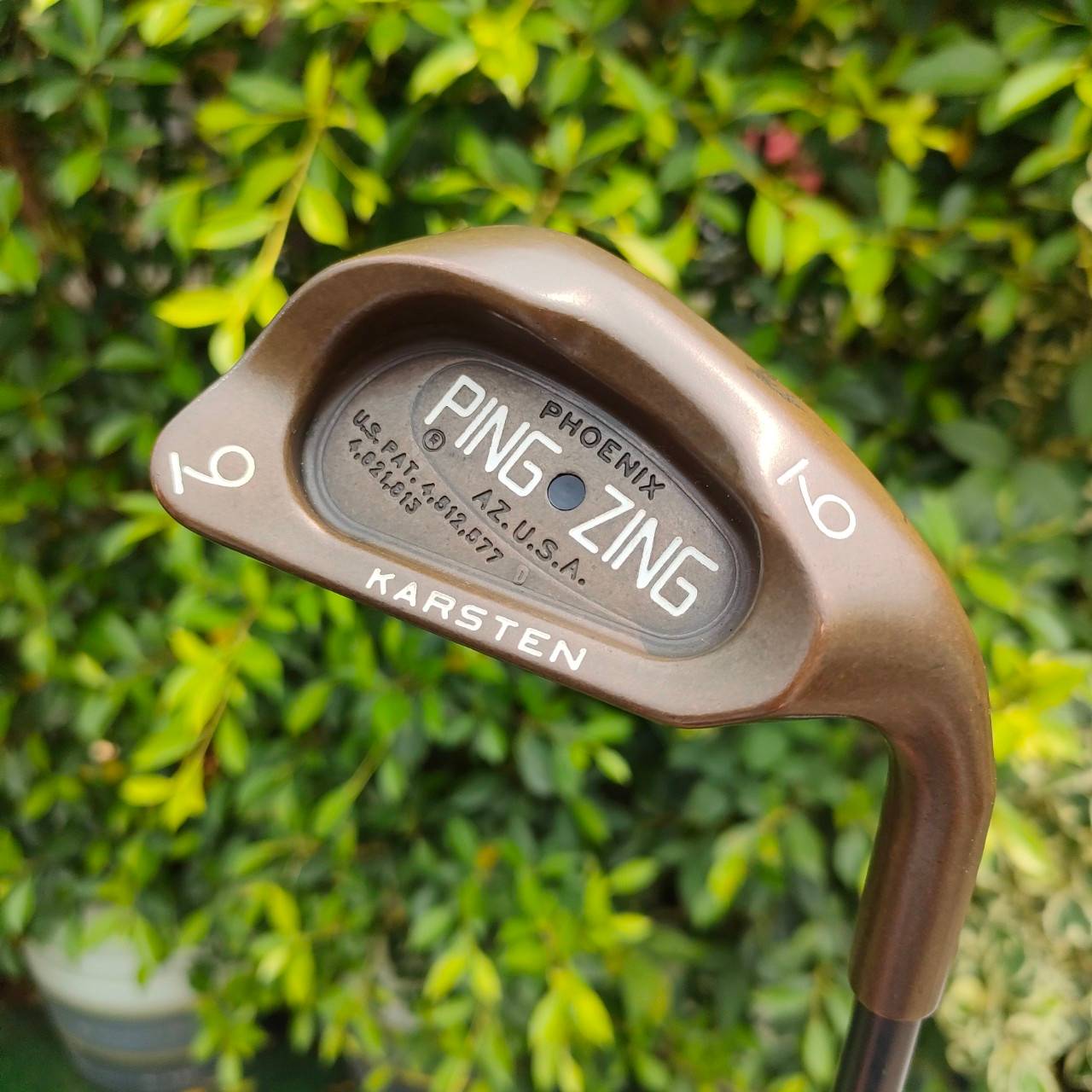 เหล็ก9 PING ZING KARSTEN จุดดำ ก้าน PING ALDILA FLEX R beryllium copper วัสดุสุดพรีเมี่ยม หายากมากครับ