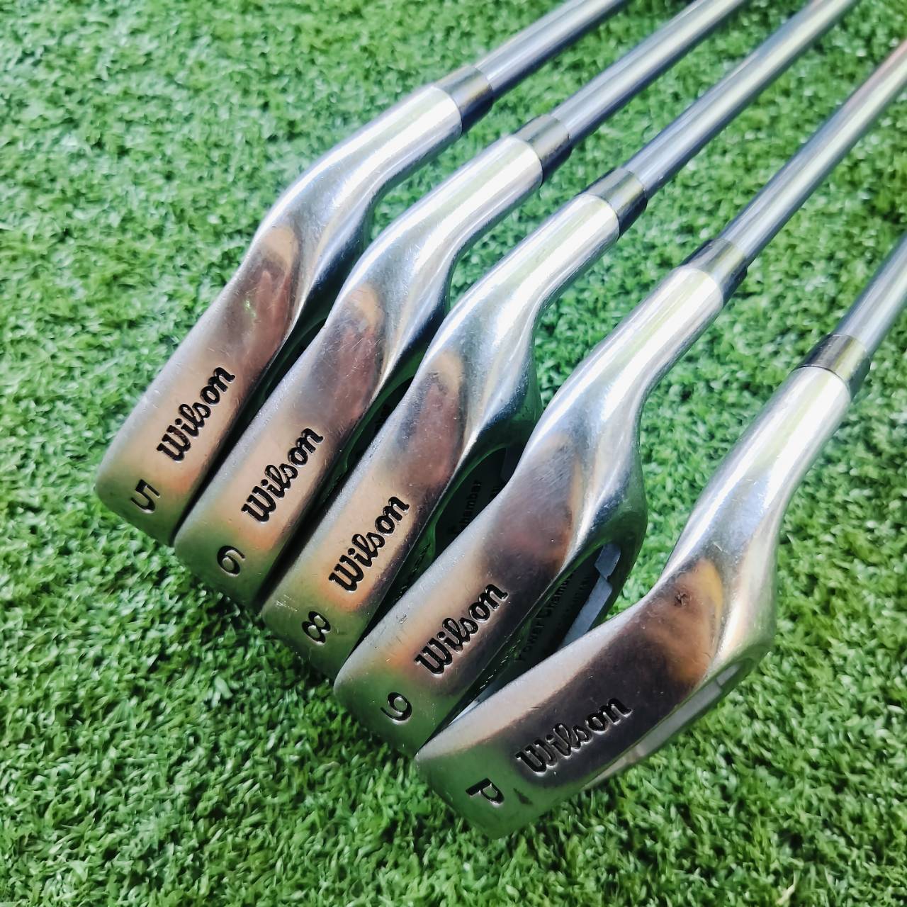*** ขาดเหล็ก 7 *** ชุดเหล็ก WILSON 3D DESIGND เหล็ก CAVITY แบบ UNDER CUT ตีง่ายมาก ตีโดนง่าย และสปินดีมาก ไม้กอล์ฟพรีเมี่ยมมือสอง ของแท้ By NakaraLuxurious