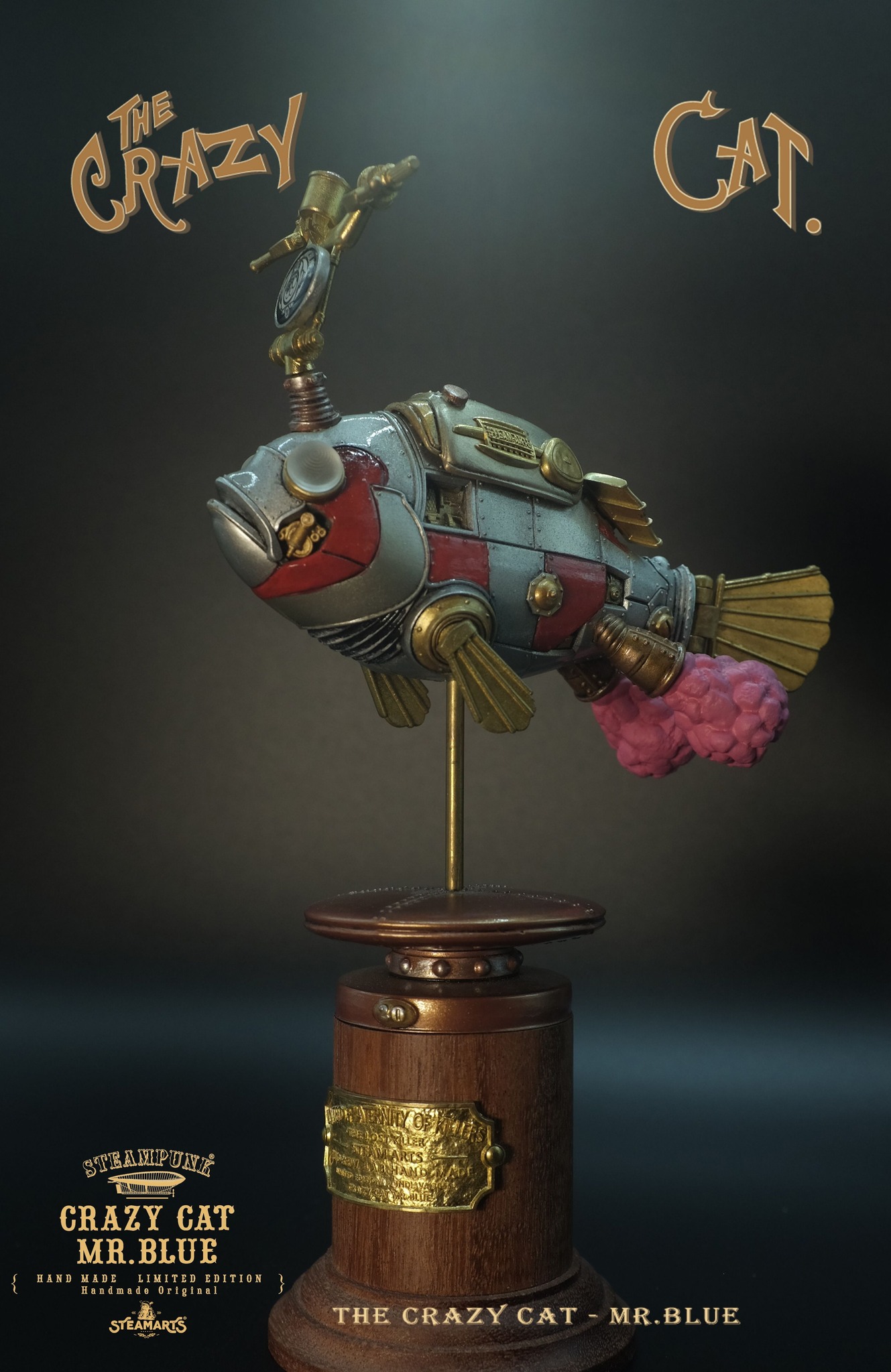 [สั่งจอง] STEAMARTS SA2024Q1201 1/6 : Steampunk Crazy Cat Mr.Blue Child Body