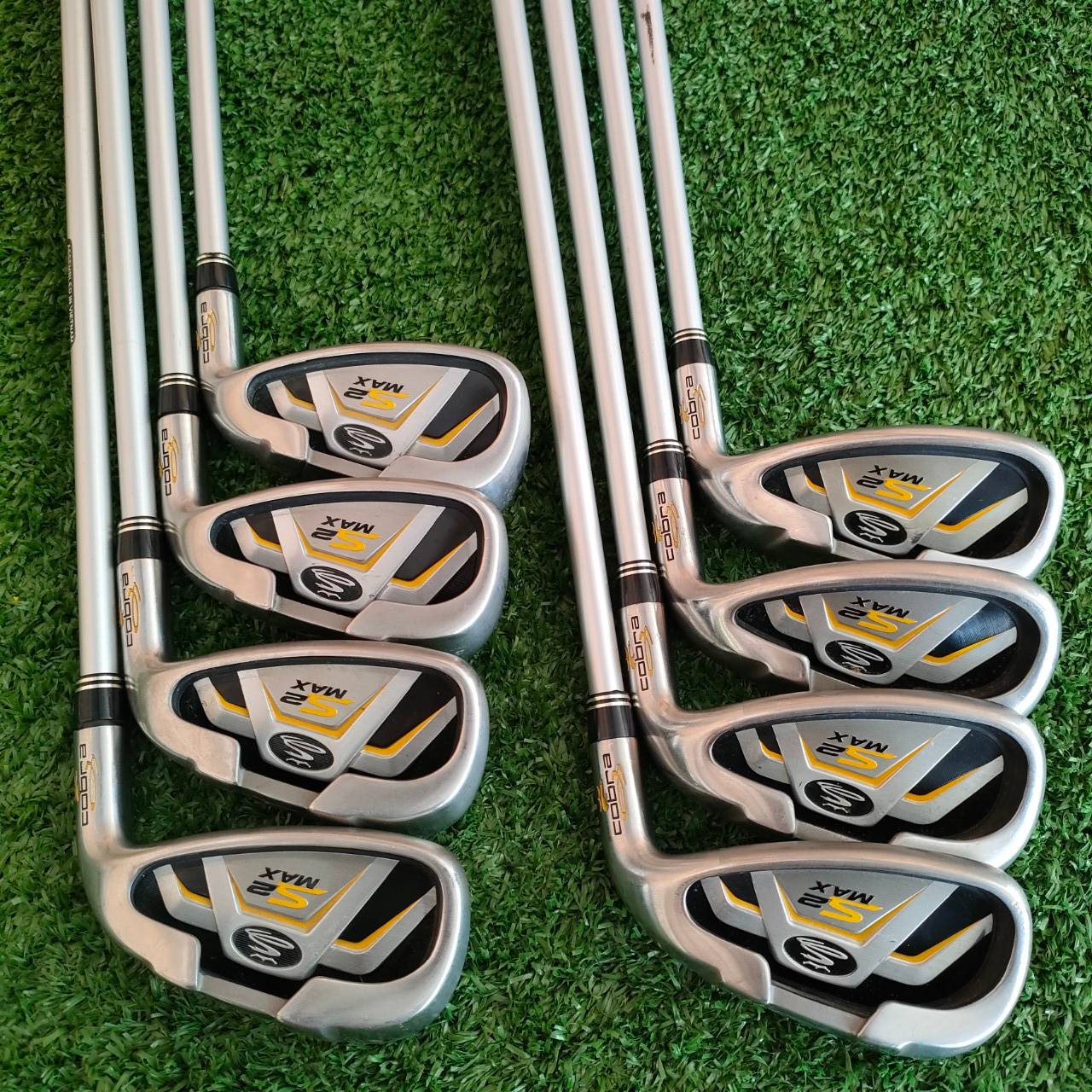 ชุดเหล็ก KING COBRA S2 MAX มีเหล็ก 5-9 เเละ PW SW GW ก้าน ALDILA DVS HL สุดยอดชุดเหล็กคุณภาพสุดๆ ตัทั้งง่ายมากๆๆ ระยะดีมาก MAX และก้านก็ของดีทั้งชุด Aldila