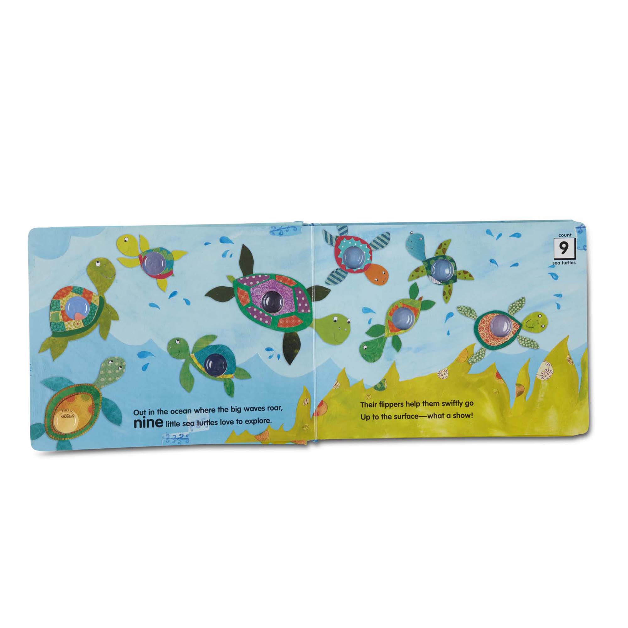 Poke-A-Dot: Who's in the Ocean หนังสือปุ่มกด รุ่นทะเล อ่านไป กดไป ดึงดูดความสนใจ สนุก! Melissa & Doug