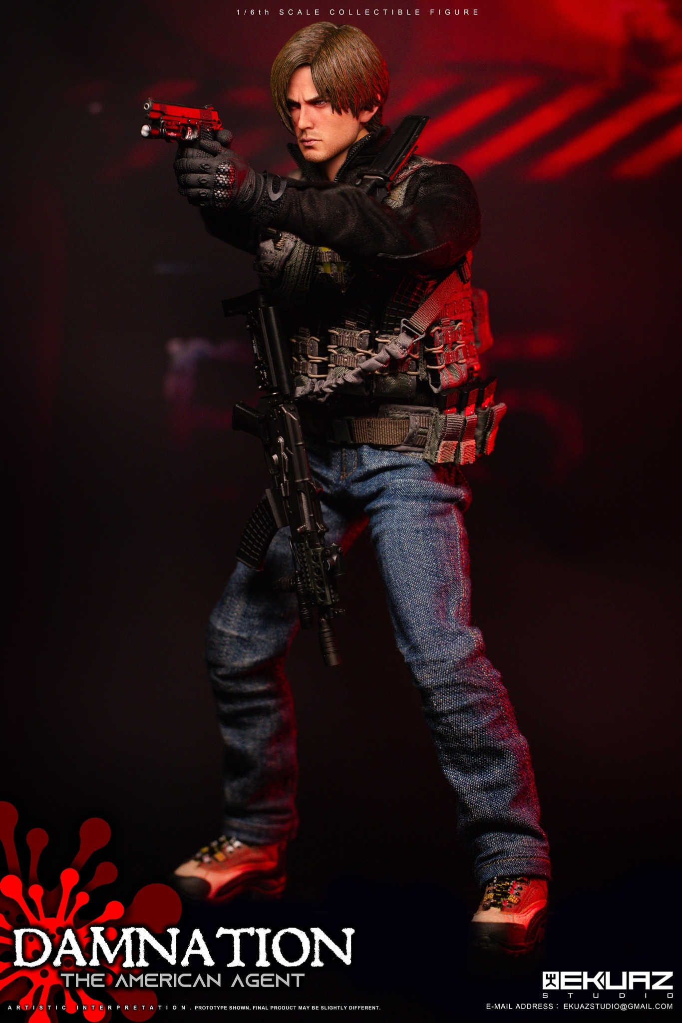 [สั่งจอง] EKUAZ STUDIO EKS09 1/6 : DAMNATION AMERICAN AGENT