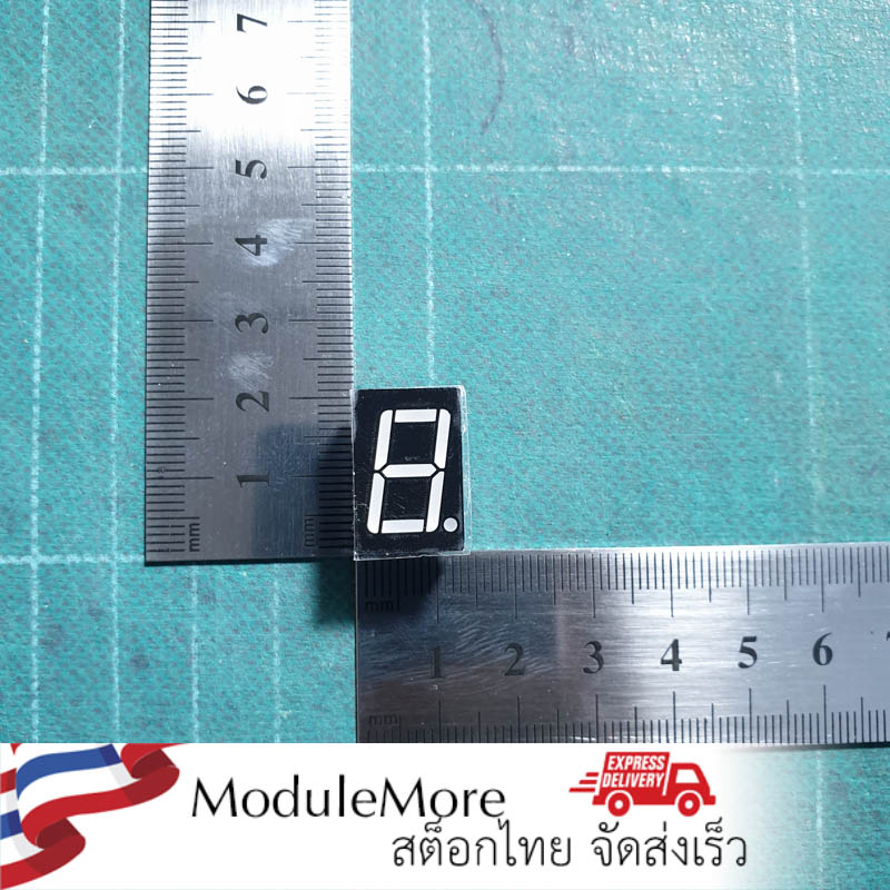 7-segment display 0.56 inch จอแสดงตัวเลข [ 1 2 3 4 digit ] common cathode 0.56 นิ้ว 7 segment สีแดง