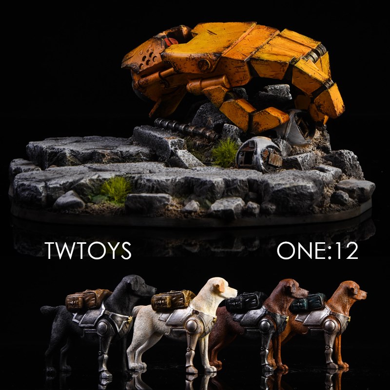 [สั่งจอง]TWTOYS 1/12 The ruins of the battlefield TW1916A TWTOYS 1/12 Mechanical dog TW1916 B/C/D/E