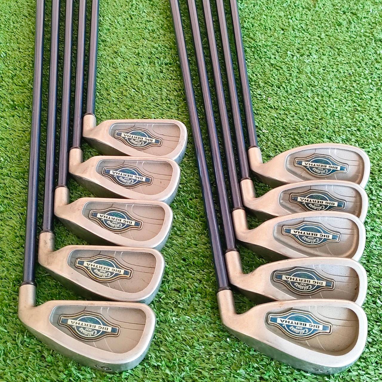 ชุดเหล็ก CALLAWAY BIG BERTHA X-12 มีเหล็ก 3-9 เเละ PW AW SW ก้าน SUPER JV200 FLEX R