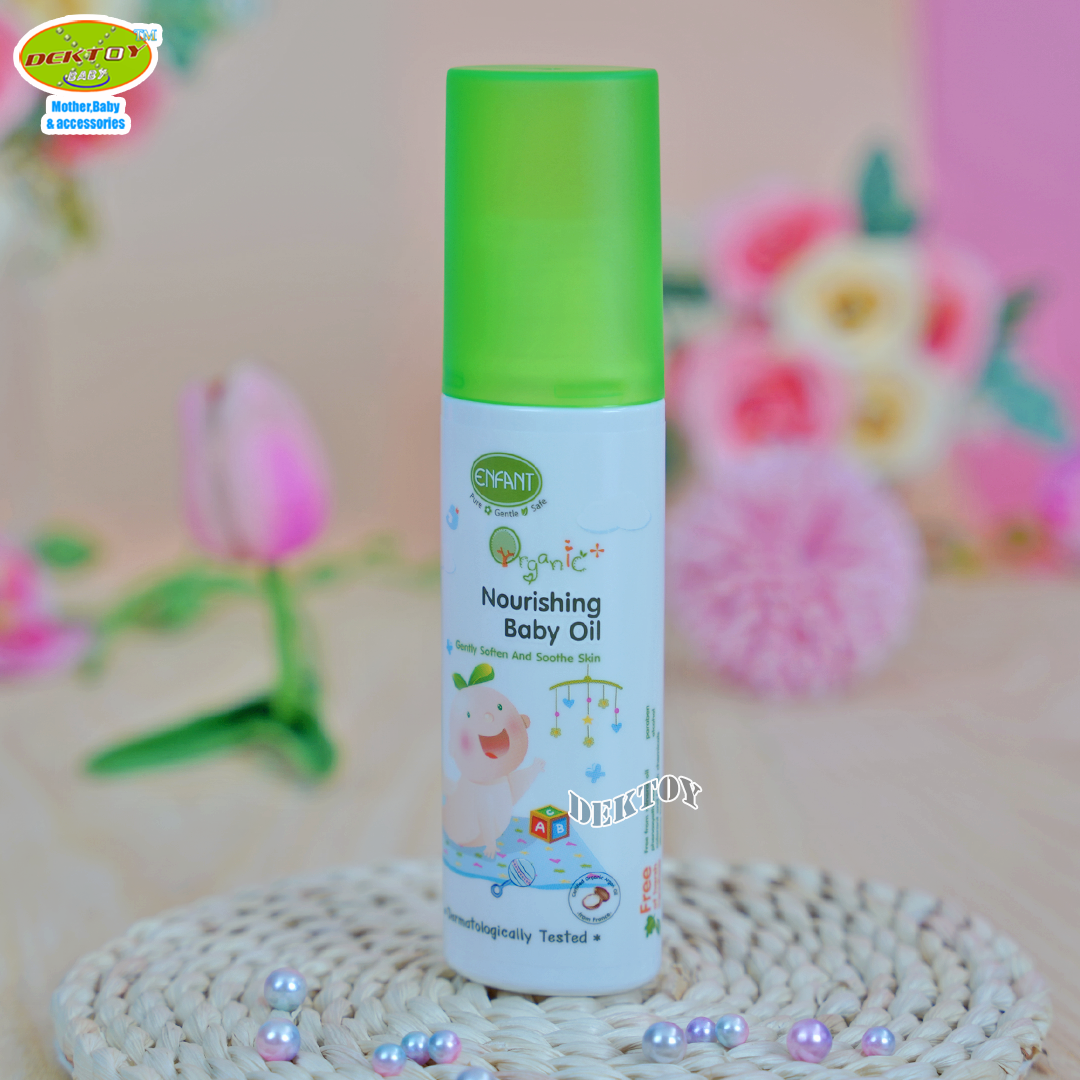 Enfant อองฟองต์ เบบี้ออยล์ ออยล์บำรุงผิวสำหรับเด็ก สูตรอ่อนโยน ปริมาณ 100 มล.
