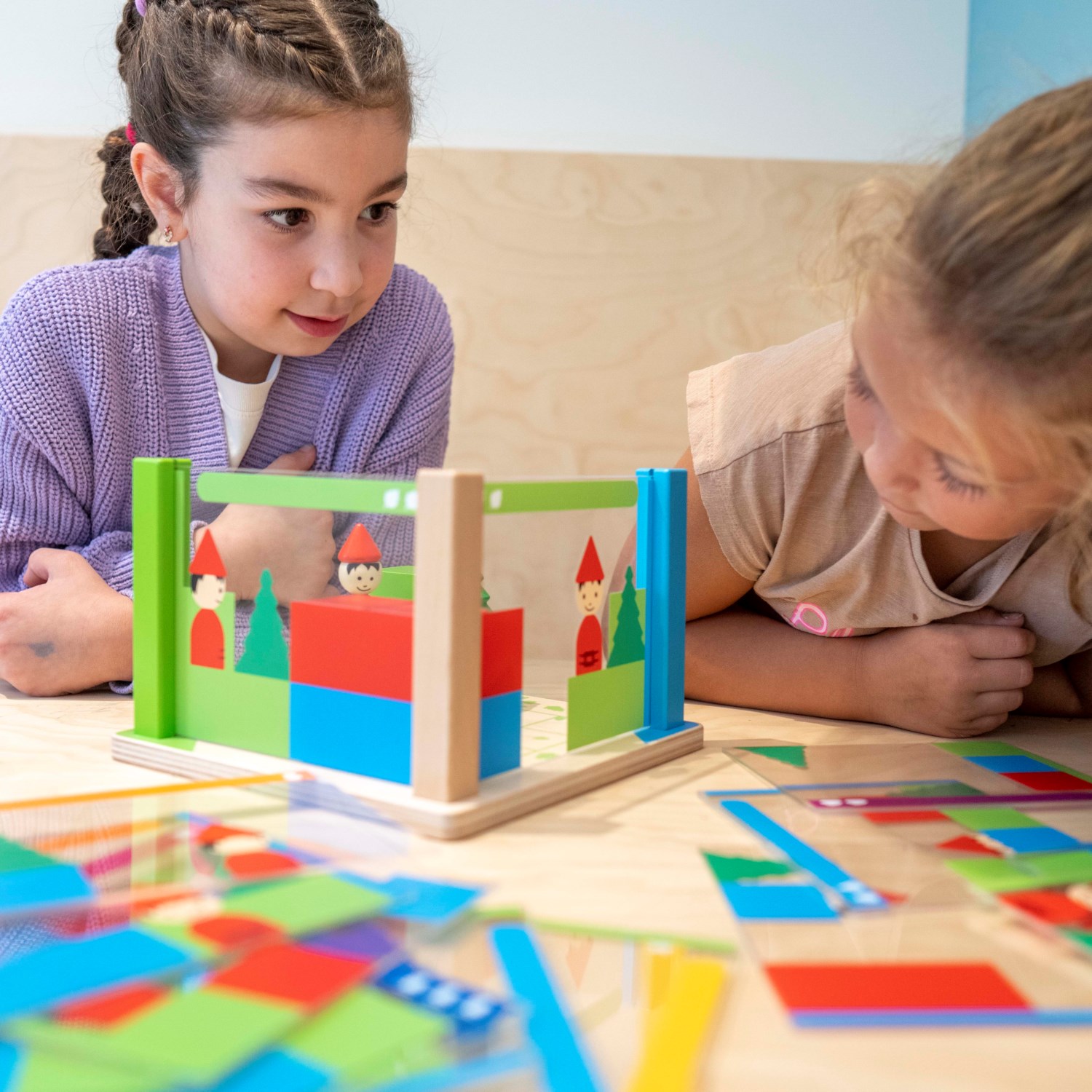 ชุดเกมสร้างฉากมิติสัมพันธ์ ,boardgame,เกมฝึกสมอง,เกมพัฒนาสมอง,ของเล่นเสริมทักษะ