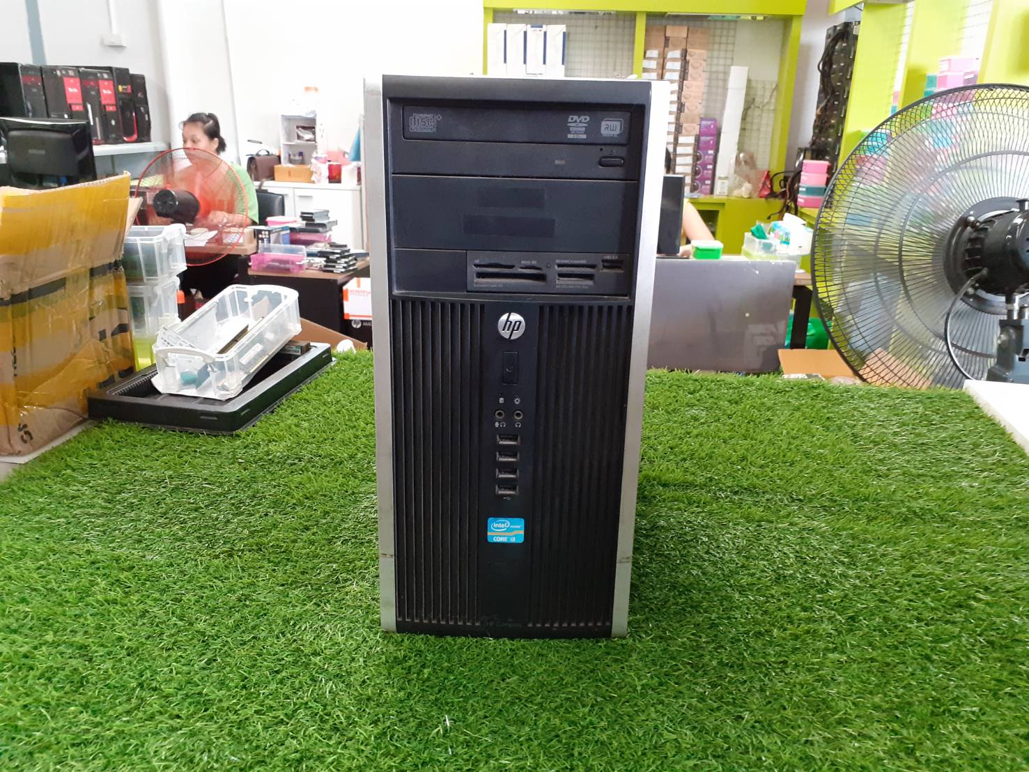 HP Compaq Pro 6300 MT คอมพิวเตอร์ตั้งโต๊ะ CPU i3-3220 Ram 4 GB SSD 120 GB