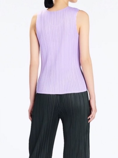 2MUAY BASIC รุ่น GJO7981 เสื้ออัดพลีทงานคุณภาพ BASIC ROUND NECK PLEATED TOP 20สี FREE SIZE