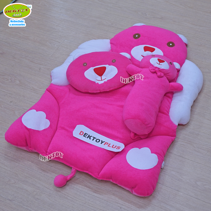 ชุดที่นอนเด็กขนหนูหน้าหมี