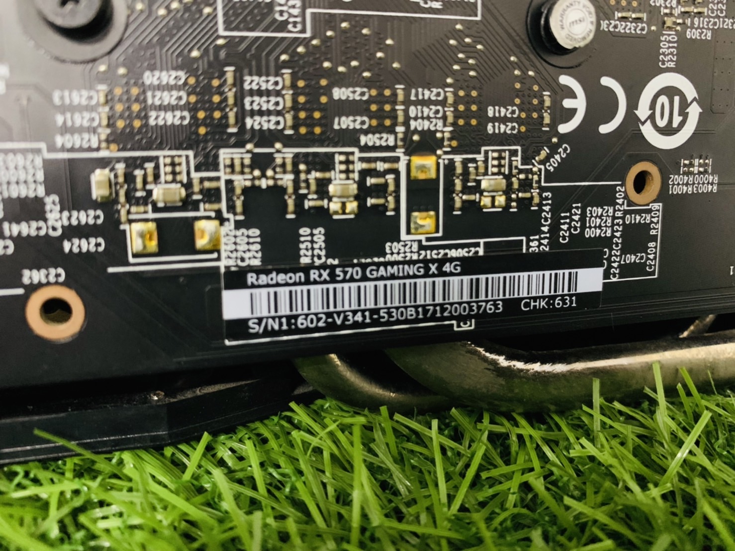 การ์ดจอ Msi RX570 4GB DDR5 Gaming 256-bit