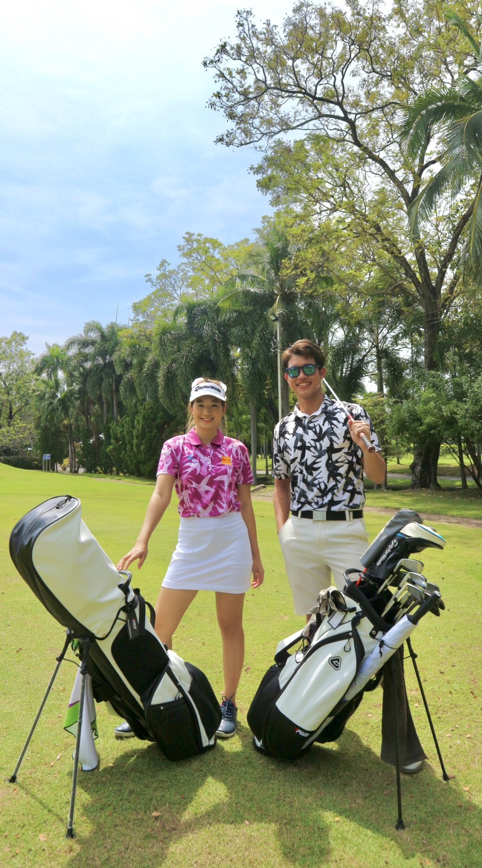 🏌♂️ ถุงกอล์ฟ PGM QB073 กันน้ำ 100% ขาตั้งแข็งแรงมาก