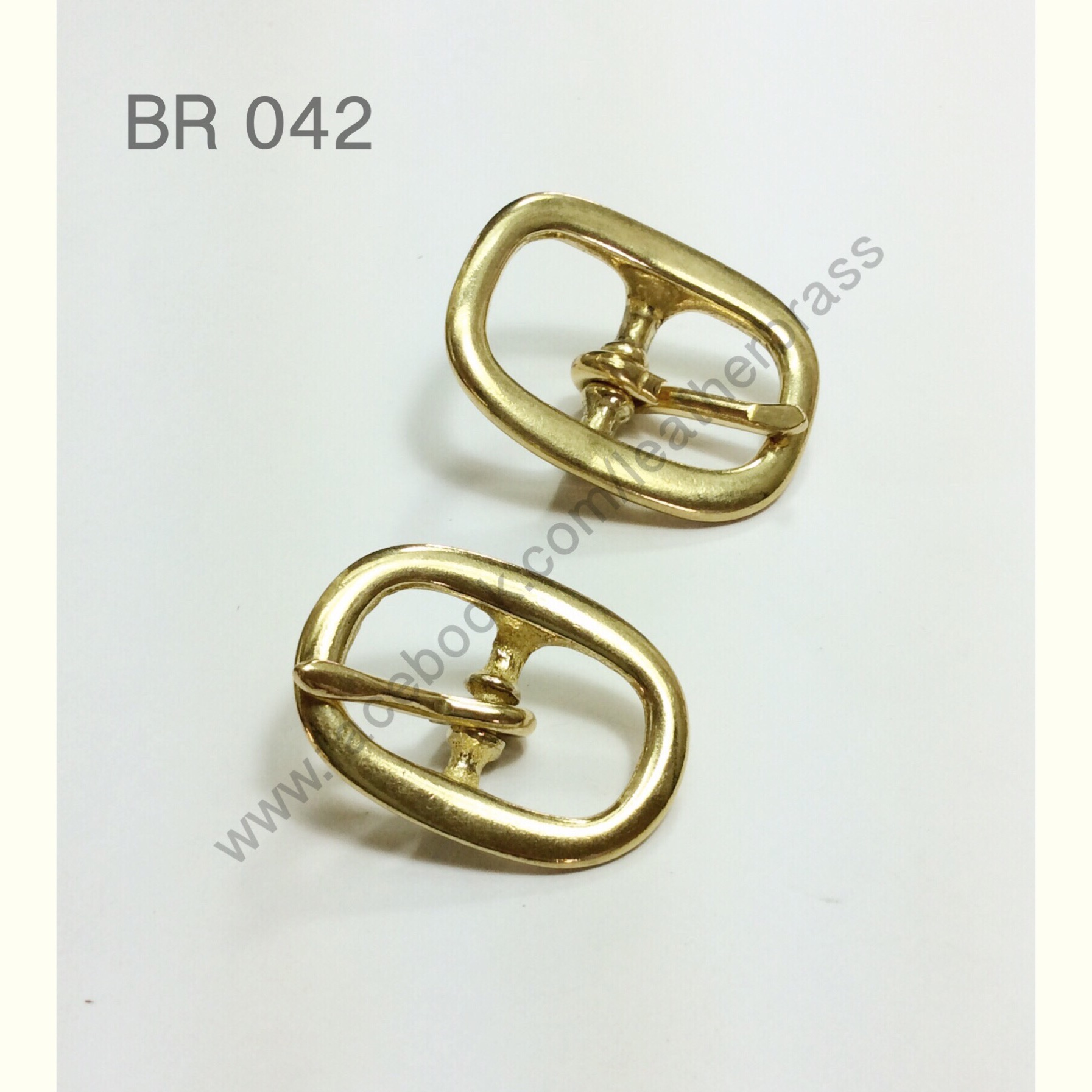 BR042 หัวเข็มขัดทองเหลือง leatherbrass **ราคาต่อชิ้น**