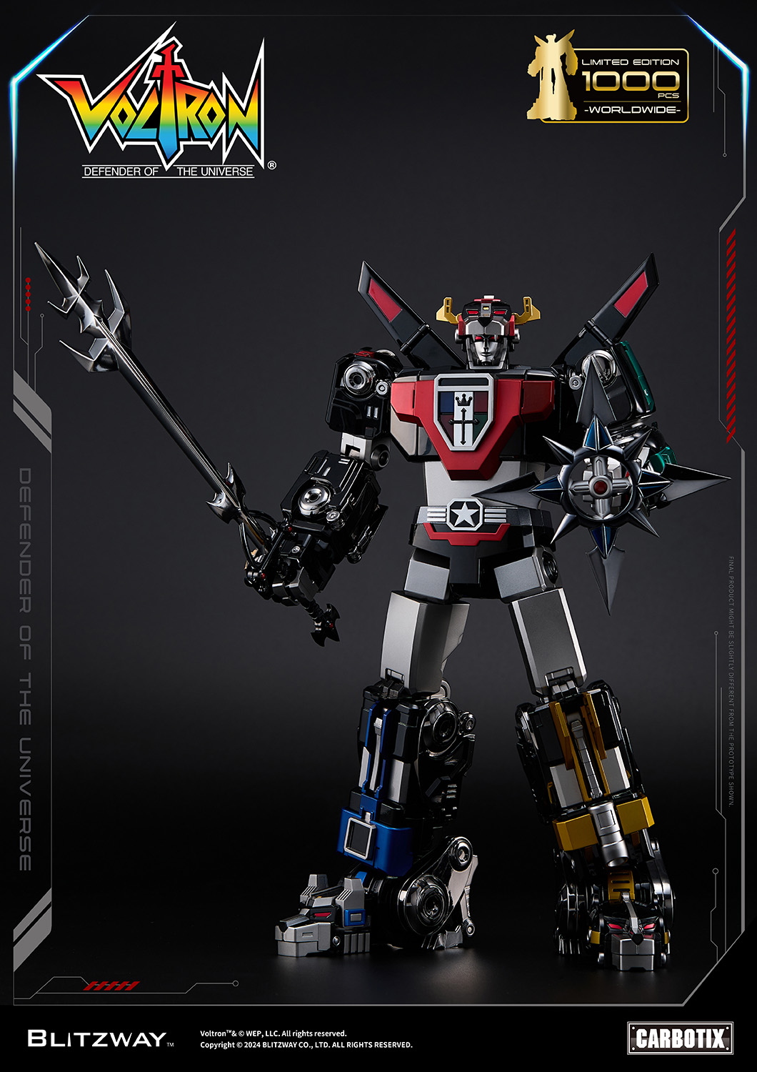 [สั่งจอง] Blitzway Carbotix : Black Voltron