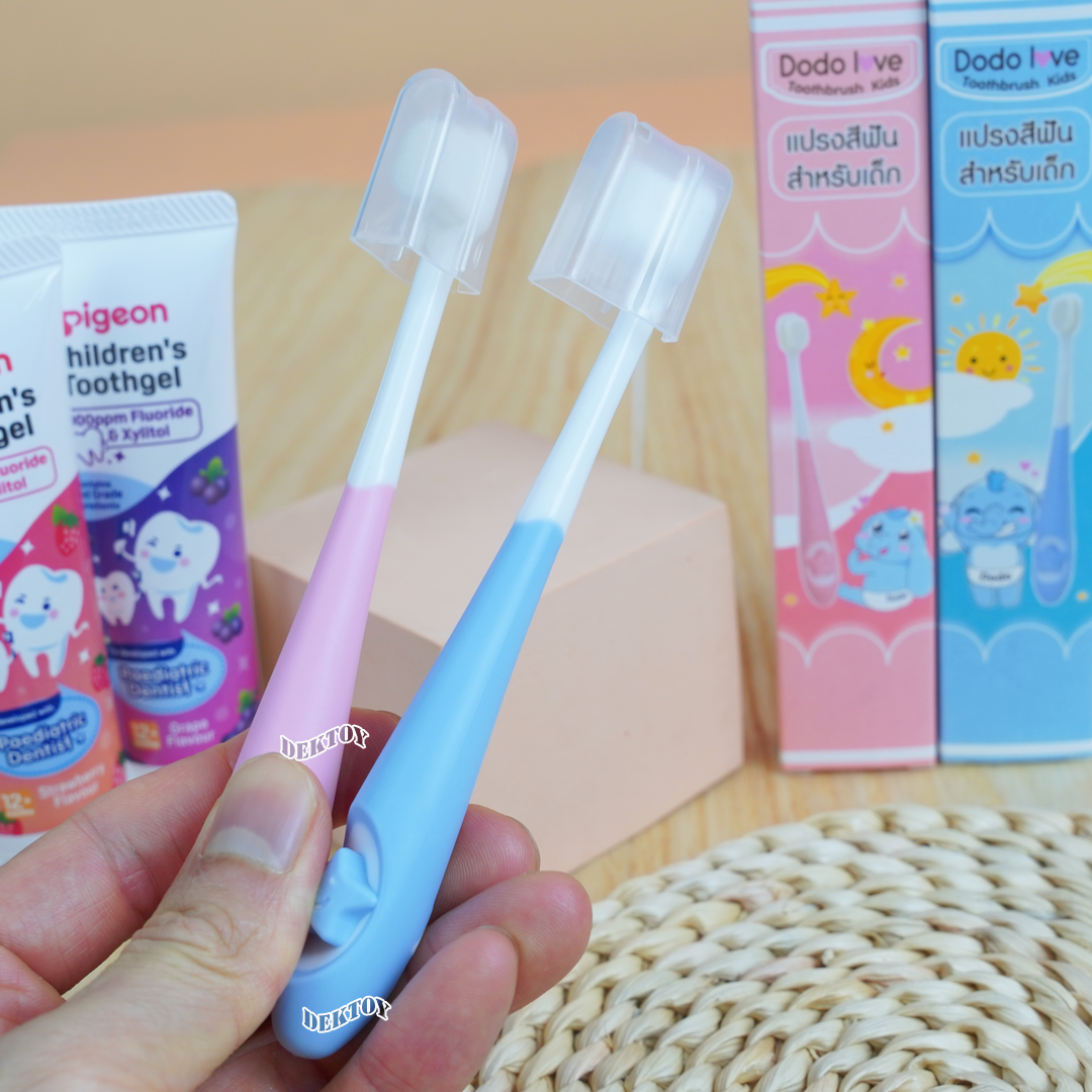 Dodolove ดูดูเลิฟ แปรงสีฟันเด็กขนนุ่มพิเศษ 6 เดือน