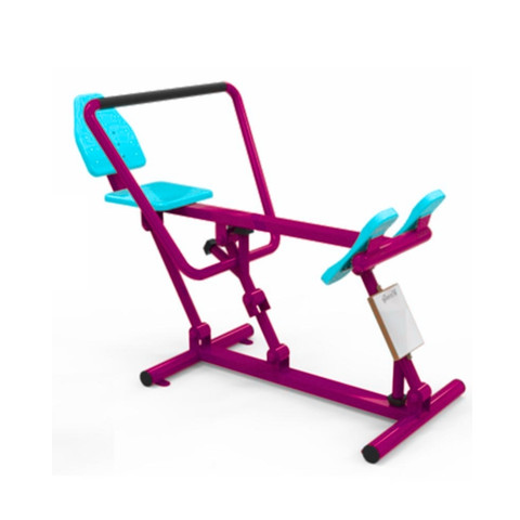 เครื่องออกกำลังกายกลางแจ้งผู้ใหญ่,บริหารแขน-หน้าท้อง (แบบดันกรรเชียง) ,ลานกีฬาอเนกประสงค์ ,สวนสาธารณะ ,เทศบาล ,หมู่บ้าน ,ผลิตในไทย ,สั่งทำตามสีที่ต้องการได้ ขนาด 60 x140 x100 ซม.