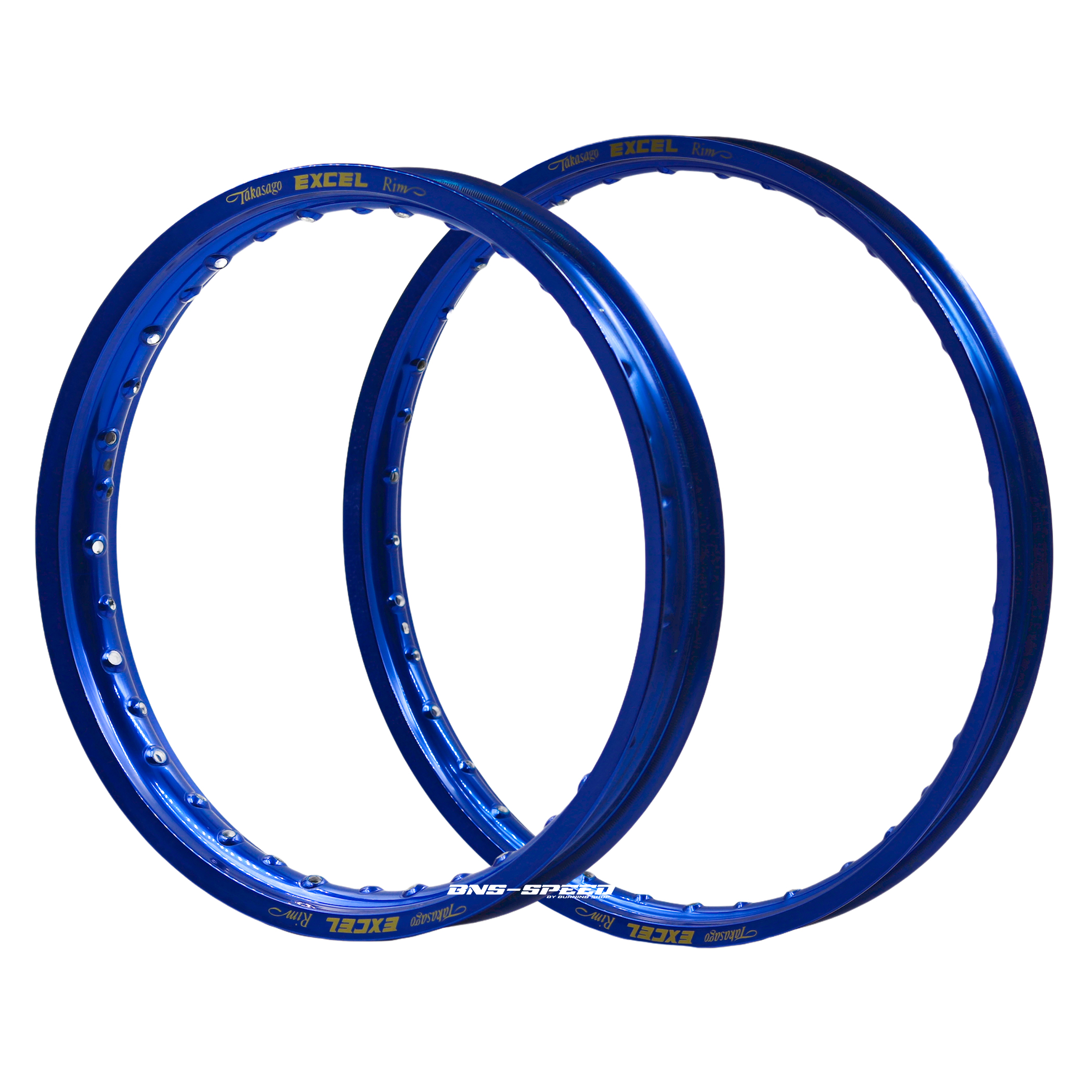 ขอบ Takasago Excel Rim Signature 21/18 สีน้ำเงิน ตรงรุ่น KLX250, KLX230, KLX140