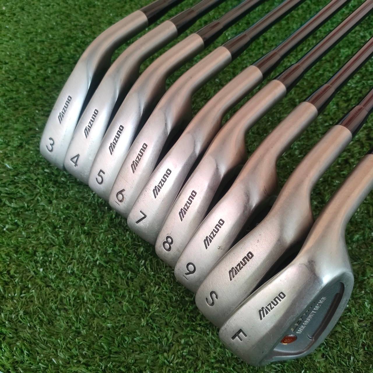 ชุดเหล็ก MIZUNO ZEPHYR มีเหล็ก 3-9 เเละ SW F ก้าน TF-2740 FLEX 8 ZEPHYR เป็นตระกูลพรีเมี่ยม ไม้กอล์ฟมือสอง ของแท้ BY NakaraLuxurious