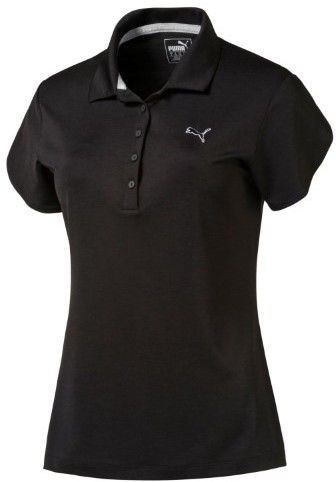 เสื้อนักกอล์ฟกอล์ฟสุภาพสตรี PUMA สีดำ
