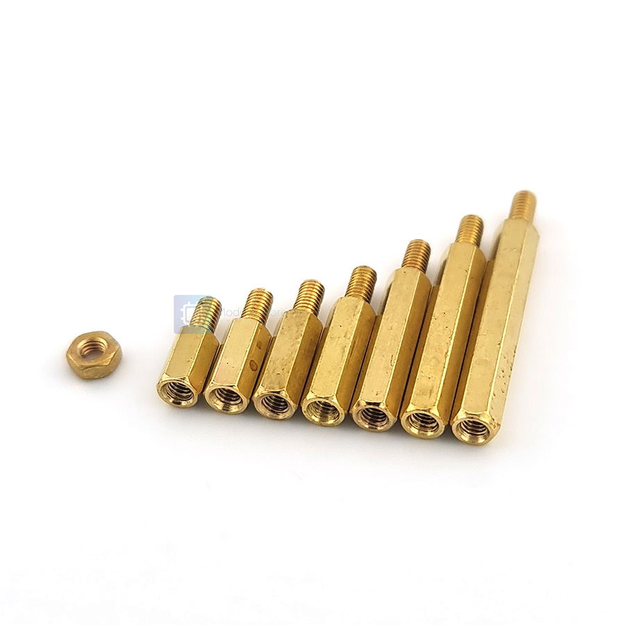 เสารอง pcb ทองแดงหกเหลี่ยม Hexagonal copper column