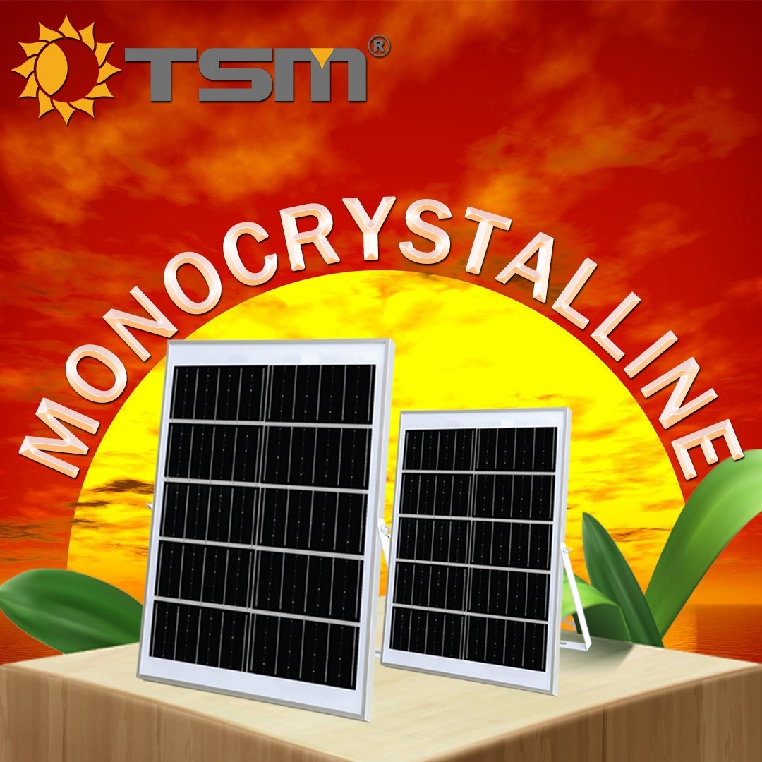 สปอร์ตไลท์ ฟลัดไลท์ โซล่าเซลล์ โคมฟลัดไลท์ 300W 400W 500W 700W แผงโมโนคริสตัลไลน์ สว่างนานถึงเช้า