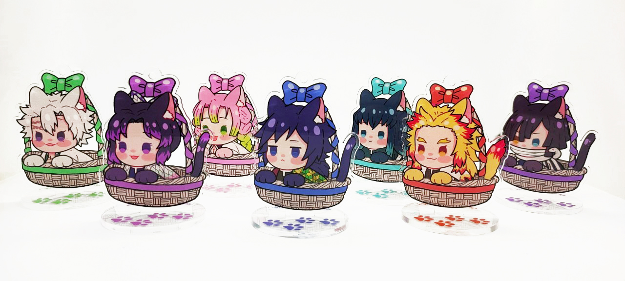 [in stock] Cat Baskets Kimetsu no yaiba : *Acrylic Standee*