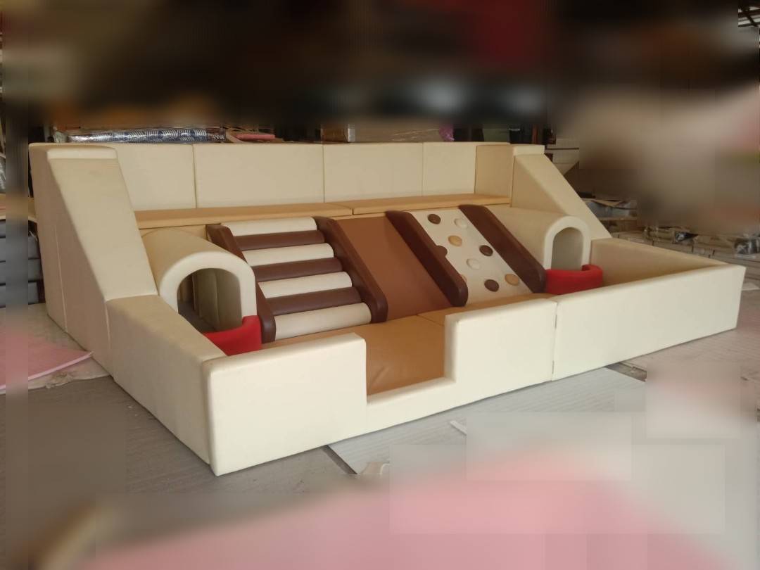 บ้านบอลนุ่มนิ่มปีนป่าย 2 อุโมงค์, แถมลูกบอล 4,000 ลูก ปีนป่ายนุ่มนิ่ม,สไลเดอร์นุ่มนิ่ม,อุโมงค์คู่,บ่อบอลบุนวม, เบาะนุ่มนิ่ม หนัง soft play, indoor playground ของเล่นเสริมพัฒนาการ รับสั่งทำ บ่อบอล ห้องบอล ตามขนาด