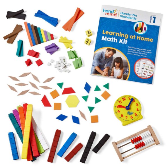 ชุดอุปกรณ์คณิตศาสตร์ MATH TOOLKIT GR 1 ประกอบด้วยบล็อก 27 รูปแบบ ลูกบาศก์ตัวเลข 2 ลูก ลูกบาศก์ UniLink 100 ลูก -รางลูกคิด Bead Rekenrek 1 ชุด (มีลูกคิด 20 ลูก) นาฬิกาเฟืองเกียร์ 1 เรือน