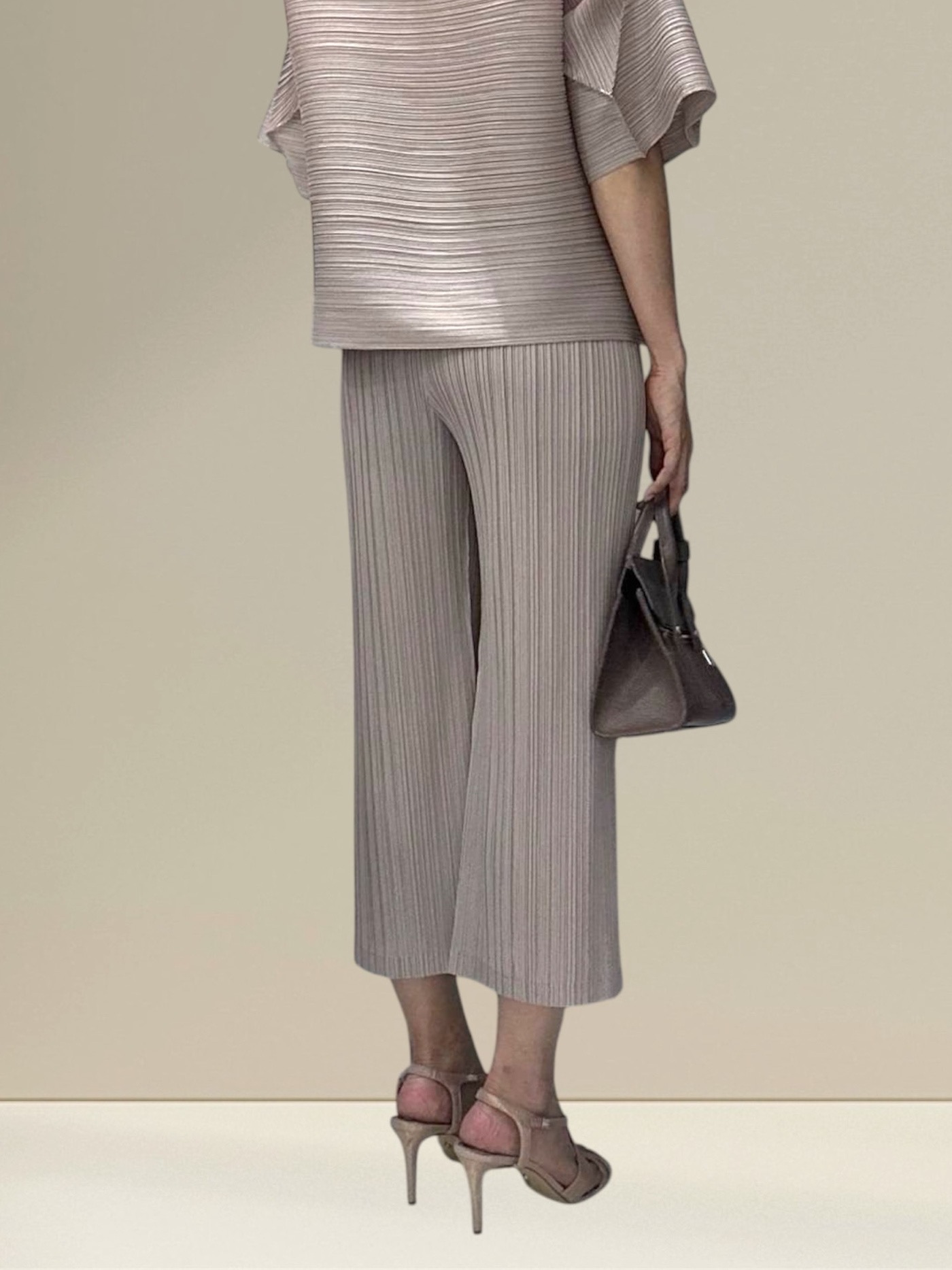 ยาว34นิ้ว! 2MUAY BASIC รุ่น GJO7573 กางเกงอัดพลีทคุณภาพ STRAIGHT PLEAT PANT 12สี FREE SIZE