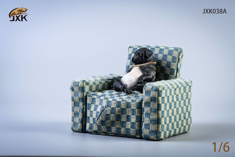 [สั่งจอง]JXK 1/6 JXK038A/B/C/D : Pug With Sofa Set