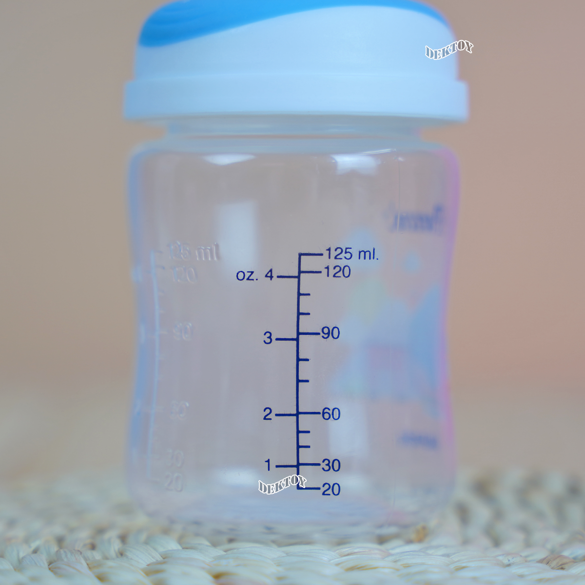 Pureen เพียวรีน ขวดนมเพียวรีน PP 4 ออนซ์คอกว้าง แพ็ค2ขวด ลายช้าง