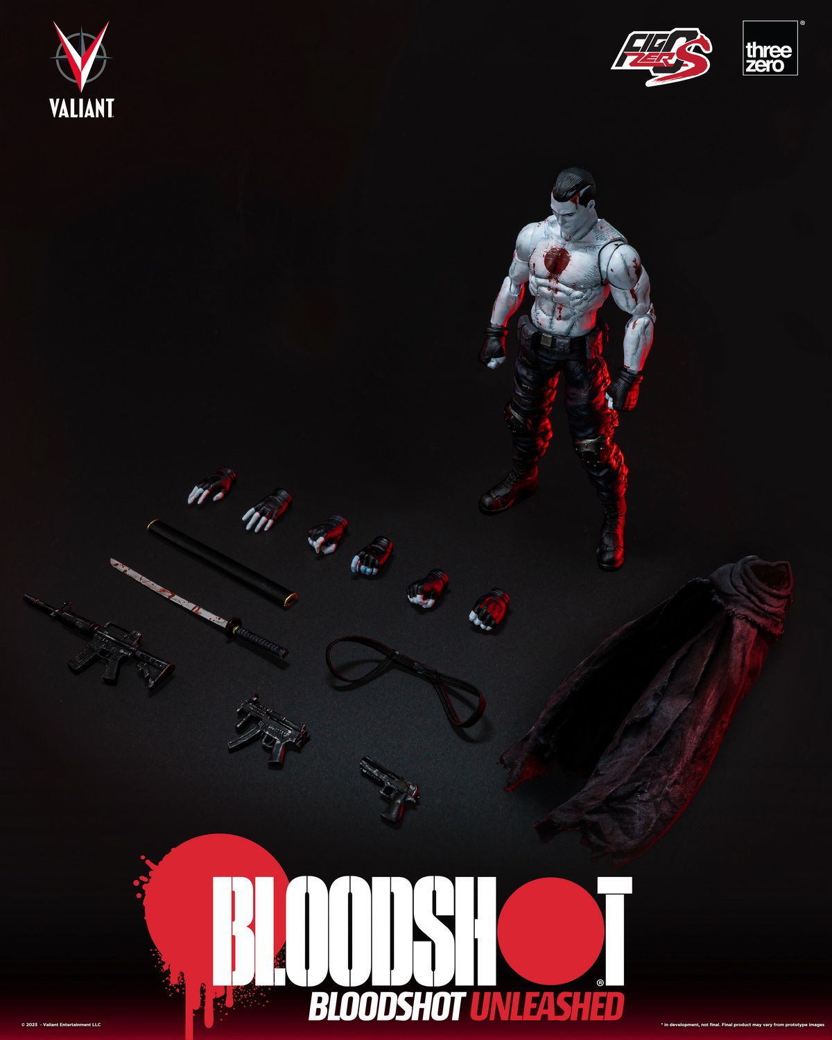 [สั่งจอง] THREEZERO 3Z04220W0 1/12 : FigZero S - VALIANT Bloodshot Unleashed
