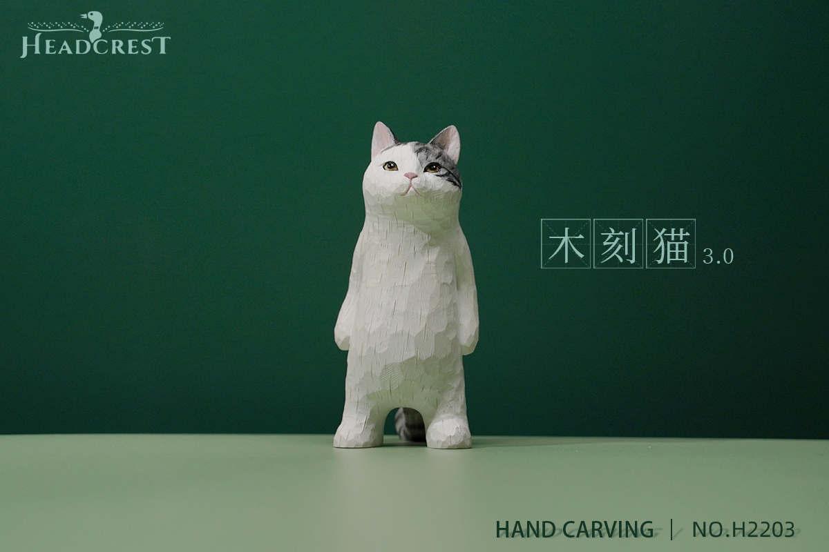 [สั่งจอง]HEADCREST H2203 : Woodcut Cat 3.0