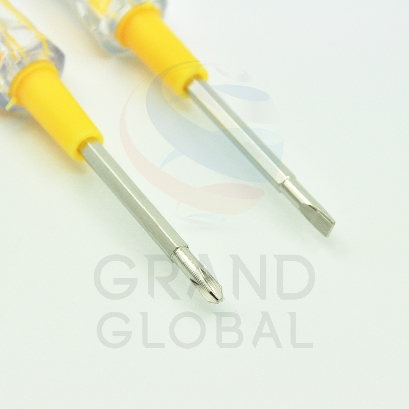 SOLID ไขควงวัดไฟ ไขควงเช็คไฟ ไขควง 2 ชิ้น ( คู่ ) ไขควงหัวแบน ไขควงหัวแฉก