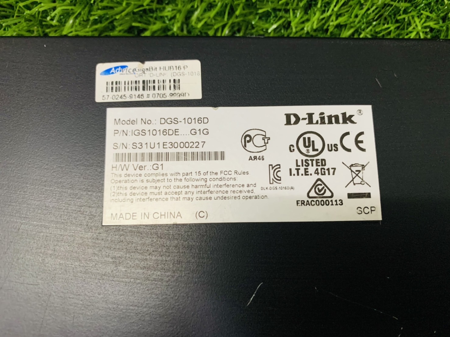สวิตซ์ SWITCH D-LINK 16 PORTS DGS-1016D GIGABIT PORT