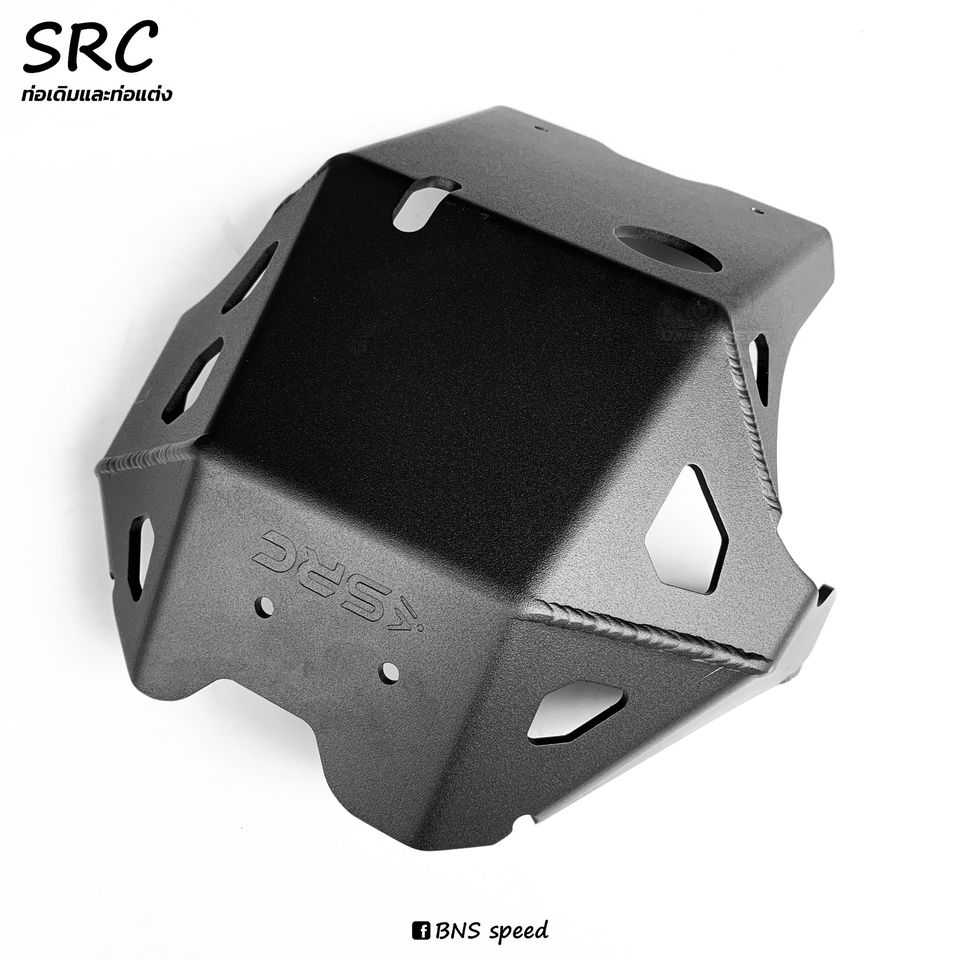 กันแคร้ง SRC WR155R สีพาวเดอร์โค้ด (ท่อแต่งเท่านั้น)