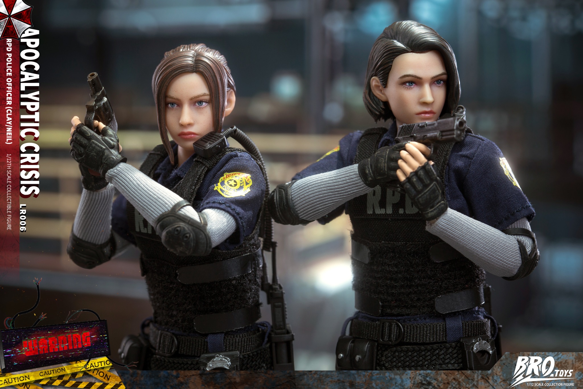 [สั่งจอง]Doomsday Crisis RPD Police Officer Suit（แพ็คคู่ Clay/neil)1/12