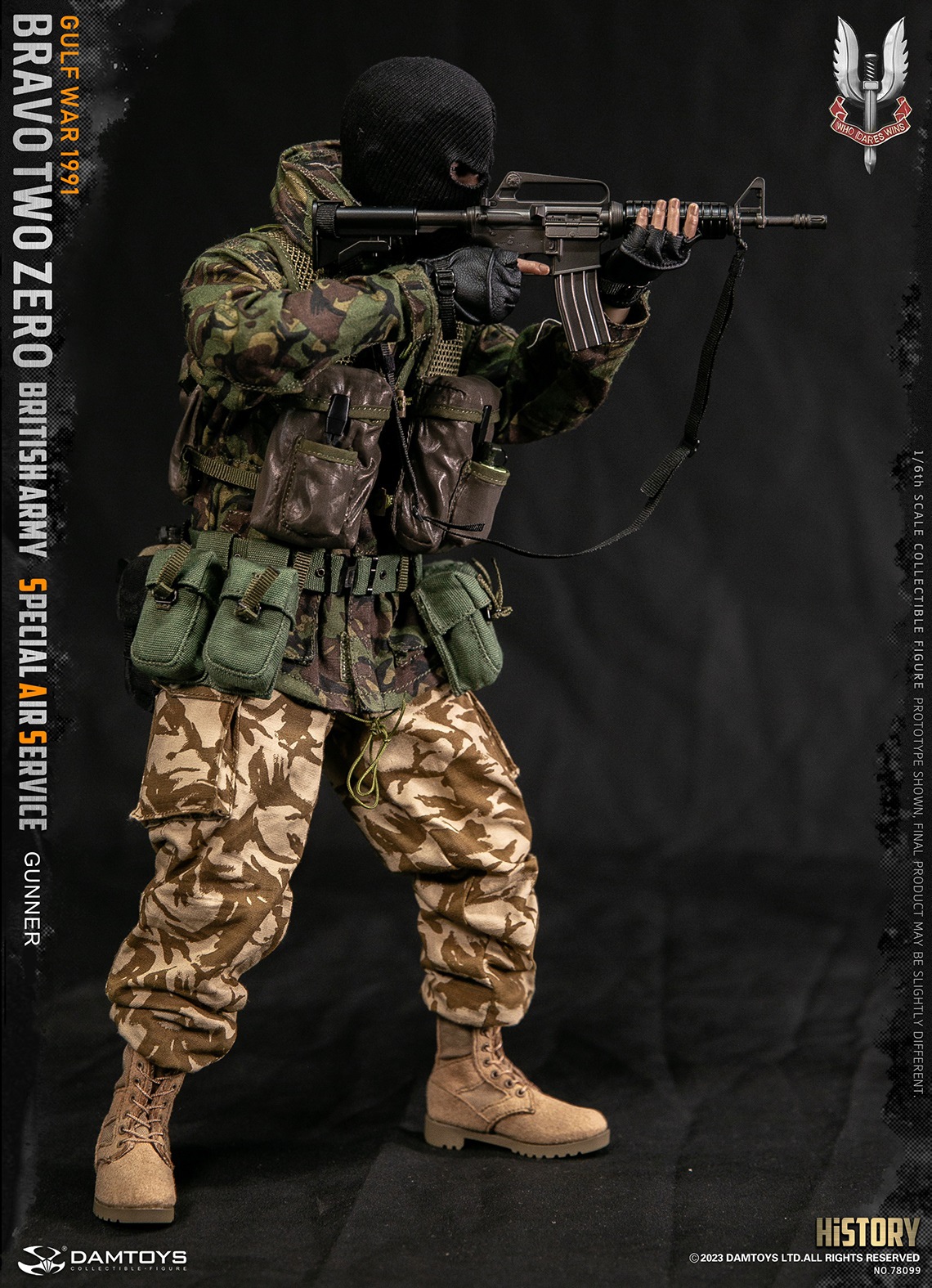 ミリタリー DAMTOYS Gulf War 1991 Bravo two sero 1/6 ミリタリー DAMTOYS Gulf War 1991 Bravo two sero 1/6 1/6 figure