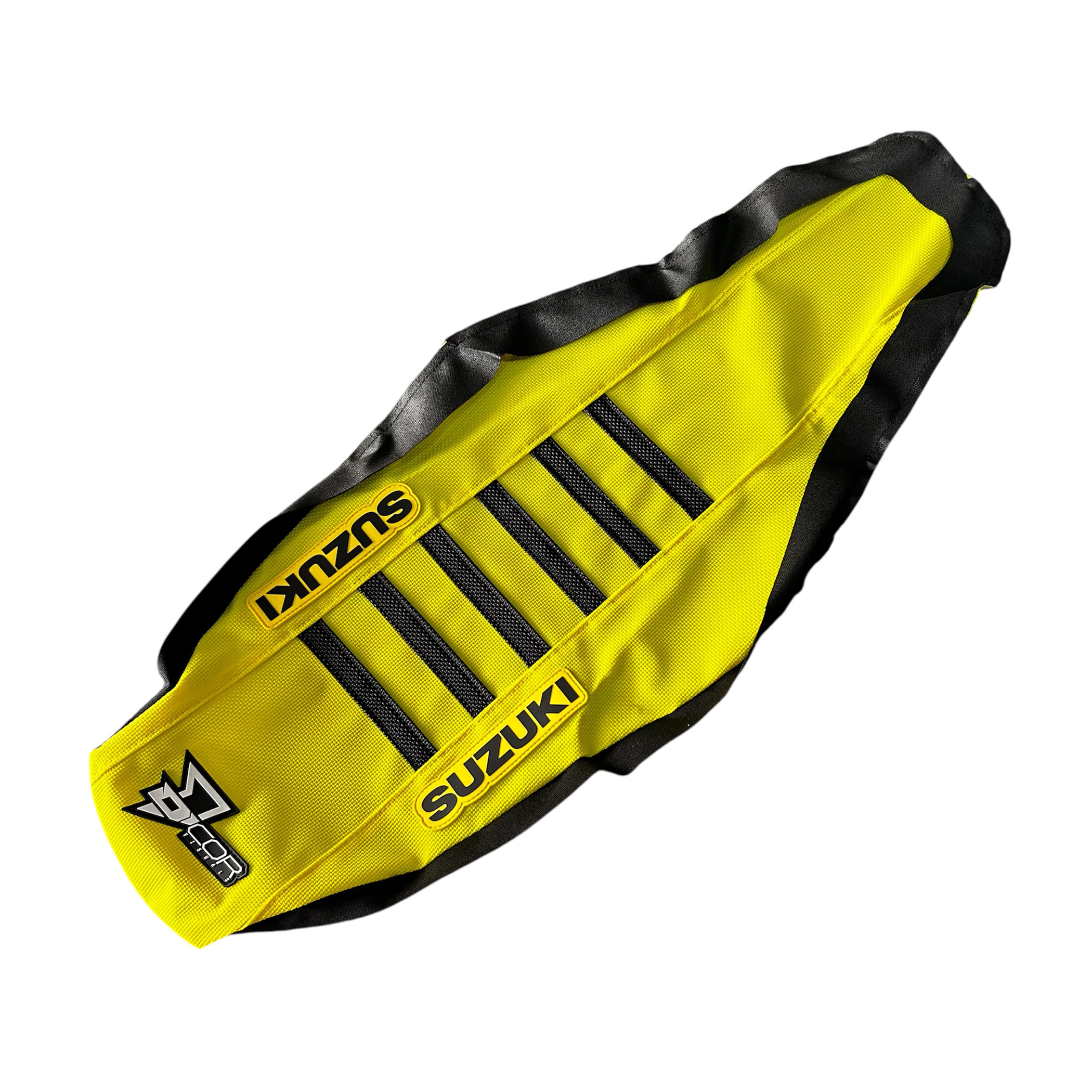 ผ้าเบาะ Dcor Visuals Seat cover Yel, w/blk ribs - RMZ250 19-25, RMZ450 18-25