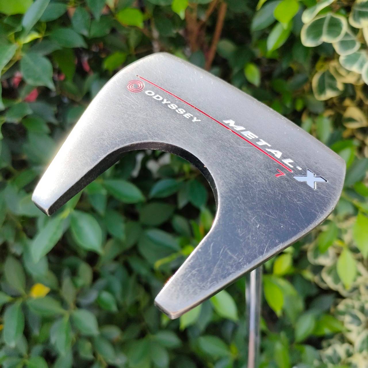 PUTTER ODYSSEY METAL-X 7 ความยาว 34 นิ้ว รูปทรงยอดนิยมในทัวร์ กริพ SUPER STROKE จับแน่นถนัดมาก
