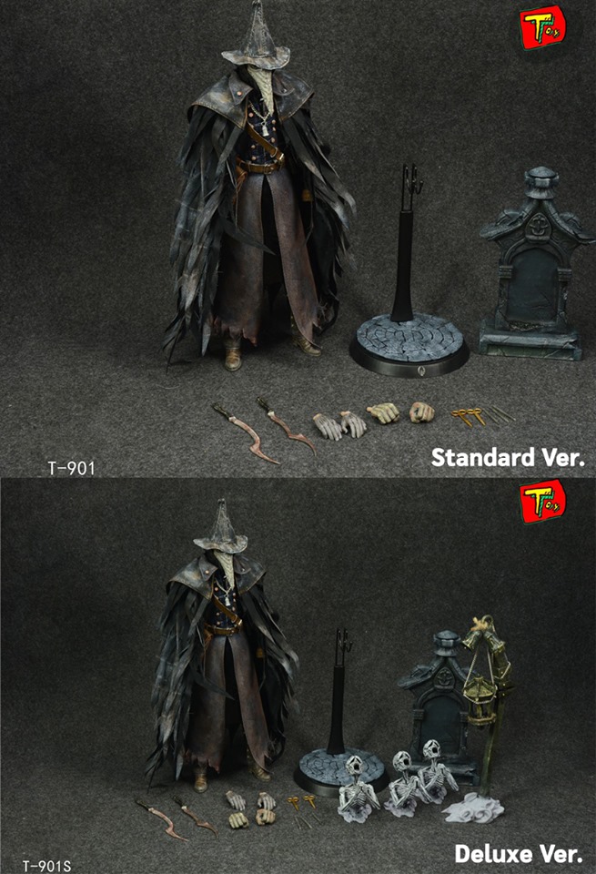 [สั่งจอง]นักล่าหน้ากากหมออีกา จาก Bloodborne Toy 1/6 The Raven Hunter T-901 & T-901S