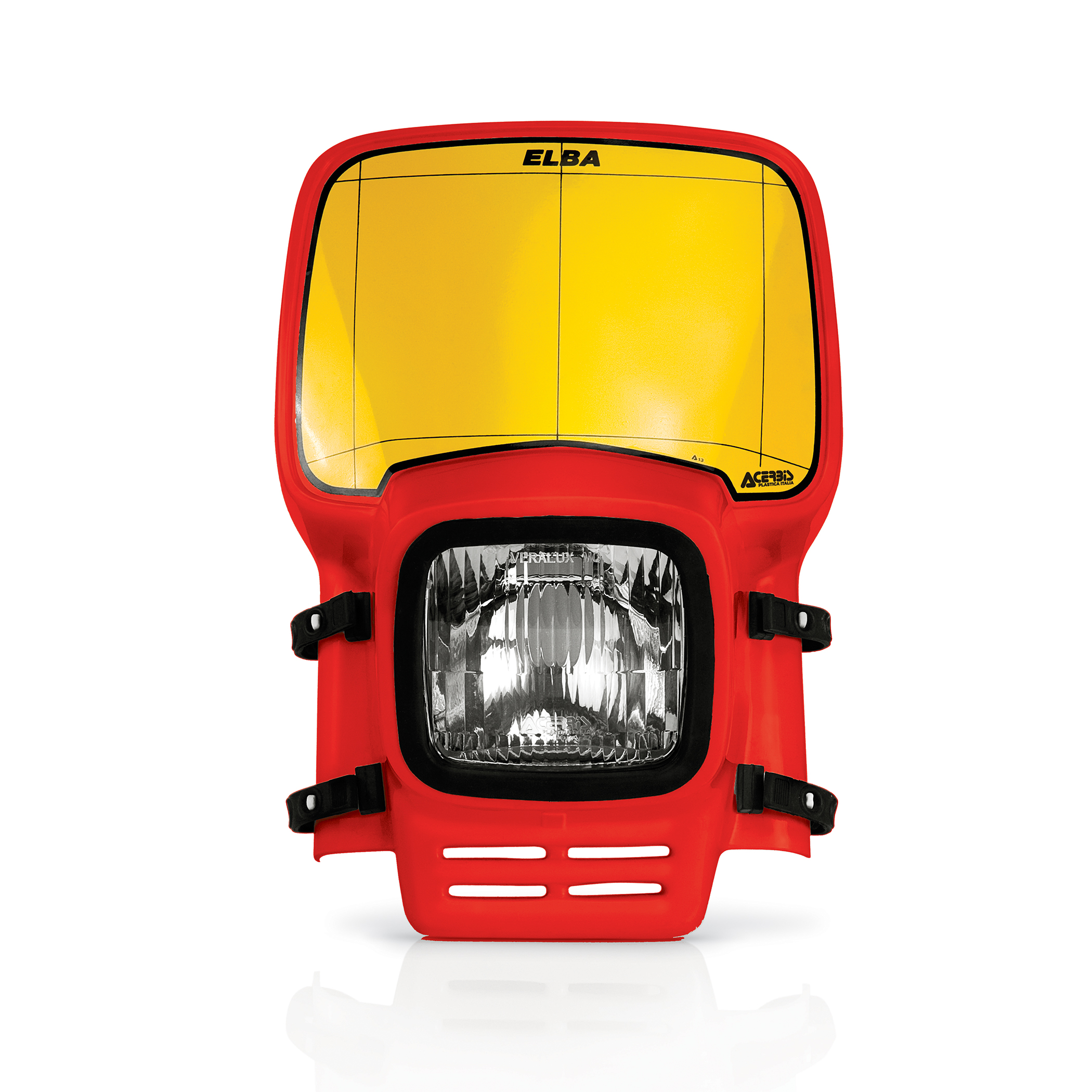 หน้ากาก Acerbis Elba Headlight - Red