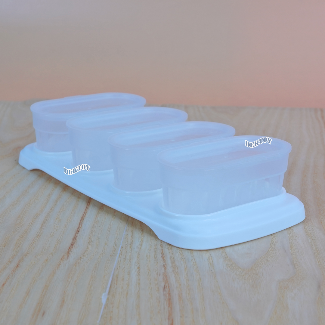 NANNY แนนนี่ กล่องเก็บอาหารสำหรับแช่แข็ง 4 ถ้วย ขนาด 140 มล.N280/C