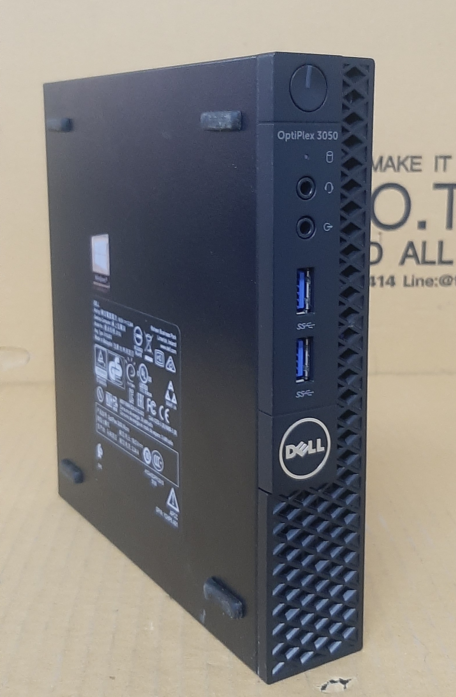 พีซีมือสอง Dell Optiplex 3050 MSFF (i3-6100T Ram4GB HDD500GB) สภาพดี ประกันร้าน 1 เดือน